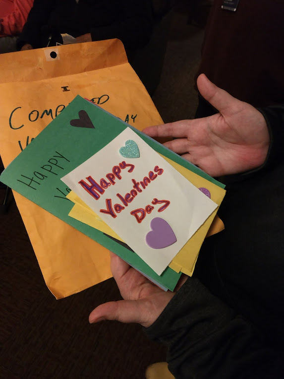 Hand-made Valentine's Day cards